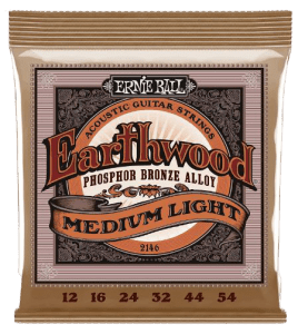 Ernie Ball 2146 Earthwood Medium Light Acoustic Strings