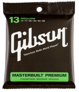 Gibson SAG-MB10 Masterbuilt Premium Phosphor Bronze (Extra Light)