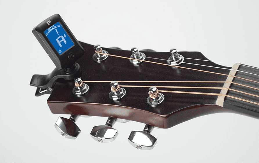 How to Tune an Acoustic Guitar with Clip-on Tuners