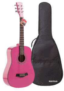 34 Size (36 Inch) Acoustic Guitar Bundle JuniorTravel Series by Hola