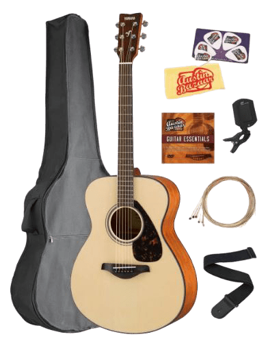 Yamaha FS800 Solid Top Small Body Acoustic Guitar Kit