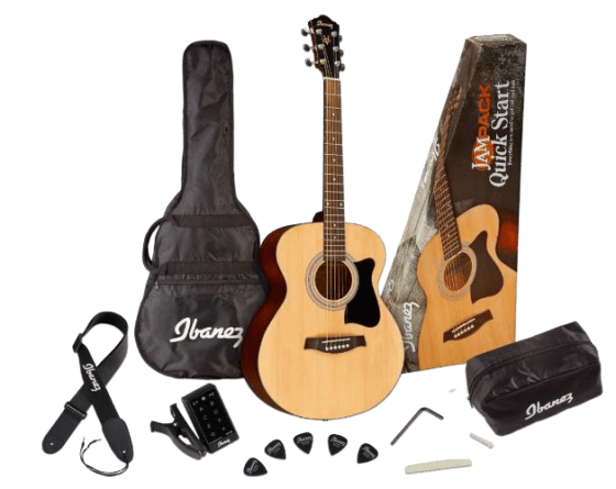 Ibanez 6 String Acoustic Guitar Pack