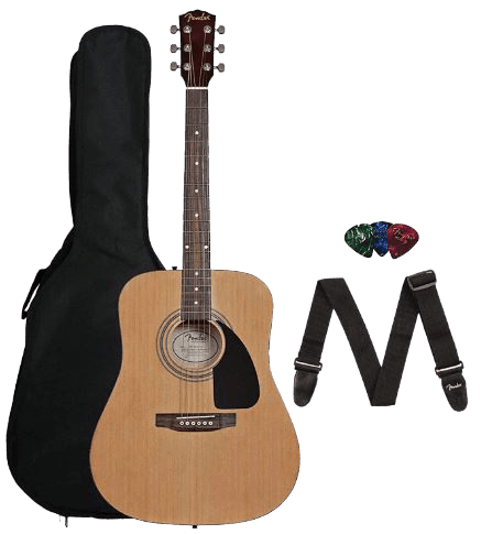 Fender FA-115 Dreadnought Acoustic Guitar Bundle