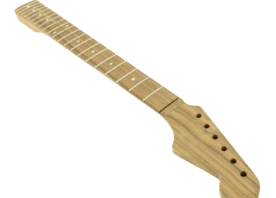 Walnut wood guitar neck